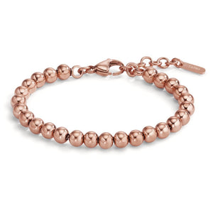 Kugelarmband Bola Rosé Ø6mm, 16,5 - 19,5cm verstellbar