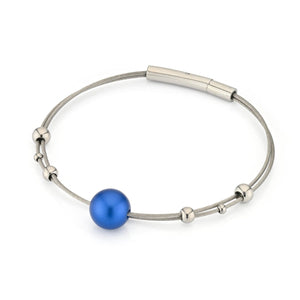 Armbandkugeln mit blauer Kugel A274B