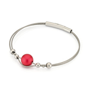 Armbandkugeln mit roter Kugel A274R