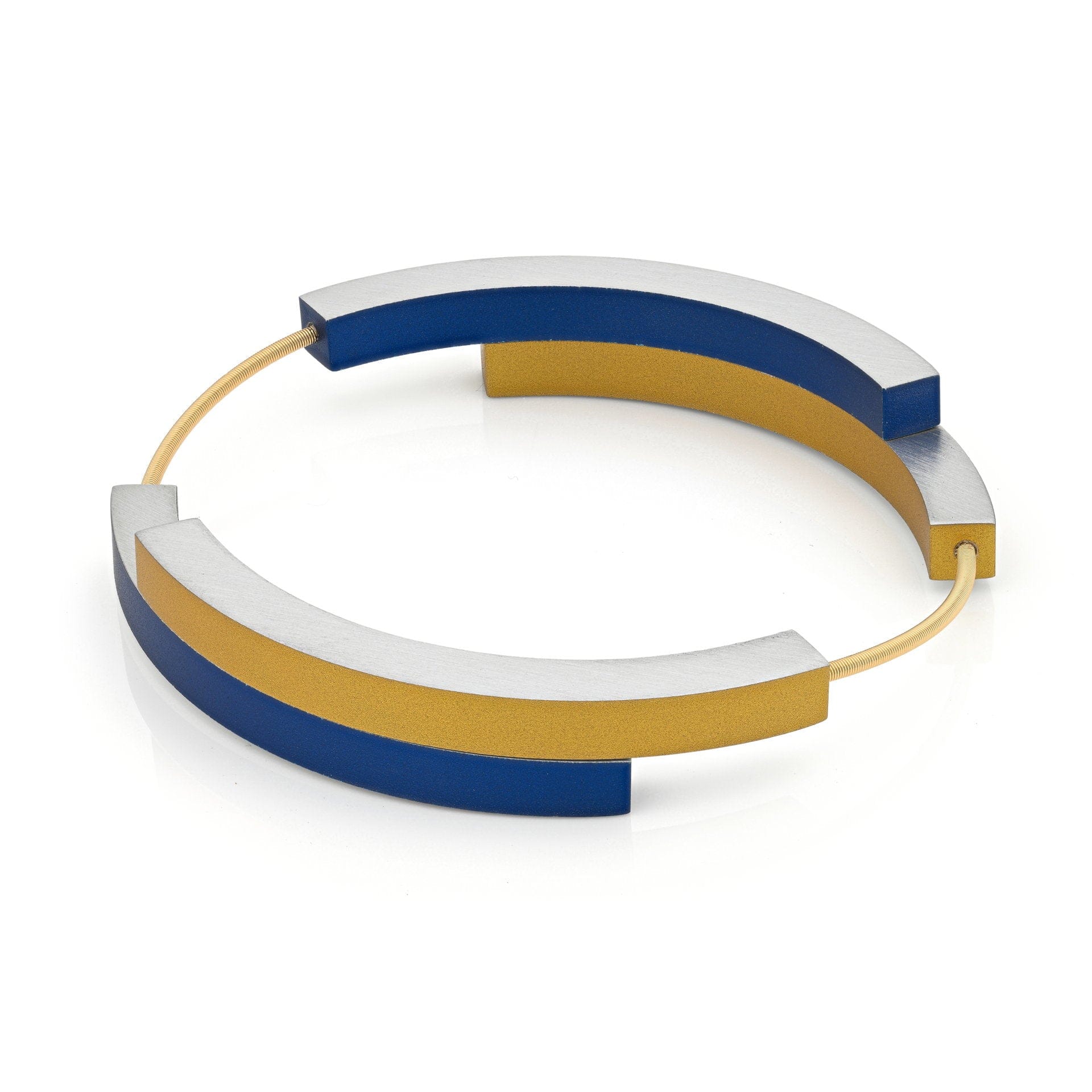 Armband BELLE Blau|Gold | A32BG