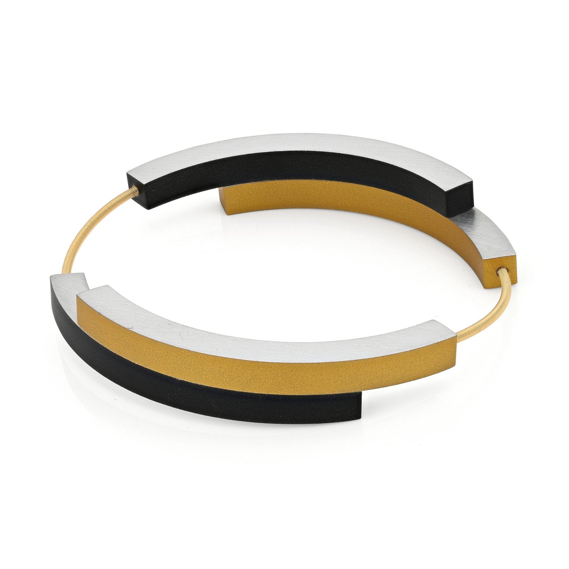 Armband BELLE Schwarz|Gold | A32ZG