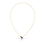 Halskette KAAT Blau und Goldfarben | CG205BG