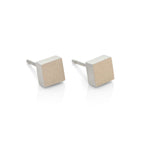 Ohrstecker Klein Quadrat VIEF Goldfarben | O37G
