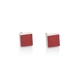 Ohrstecker Klein Quadrat VIEF  Rot | O37R