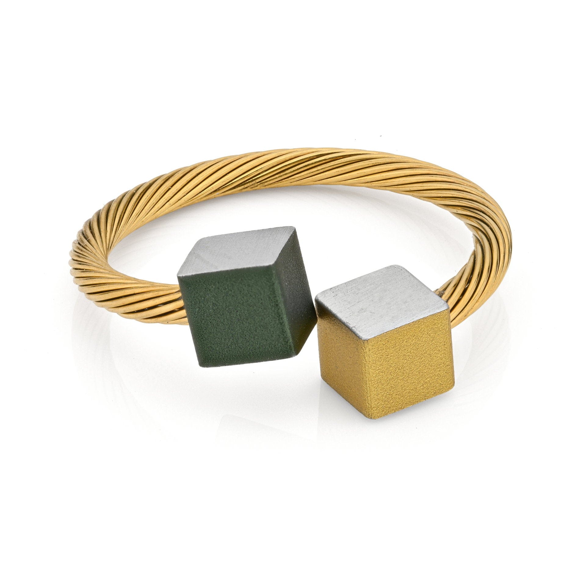 Ring KIKI Grün-Gold | RG4GRG