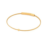 Armband „Ich denke an dich“ mit goldfarbener Kugel | A700GG