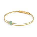 „Thinking of You“-Edelsteinarmband aus goldfarbenem Aventurin | A713GG