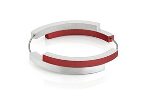 Armband Vier bogen A32R rood