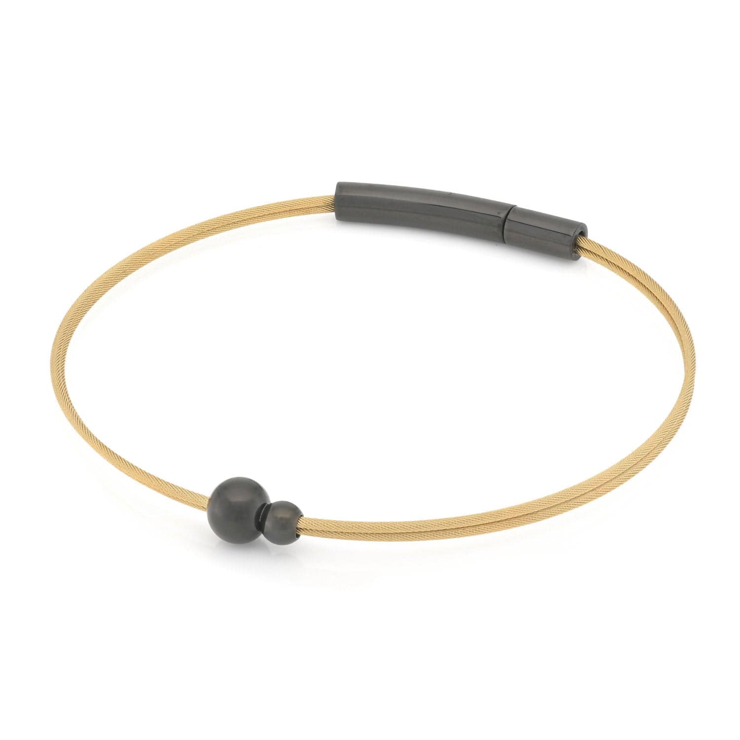 Armband Thinking of You, gold mit schwarz A710GZ | CLIC by Suzanne