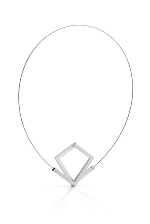 Collier Vlieger - aluminium ketting